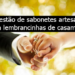 sabonete artesanal para lembrancinha de casamento