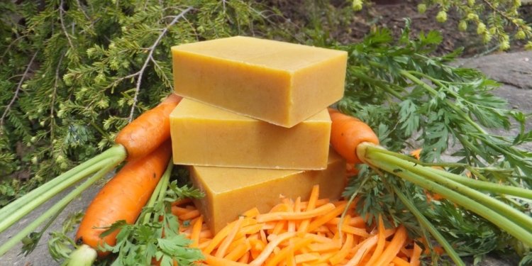 Sabonete de mel com cenoura