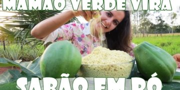 SABÃO EM PÓ DE MAMÃO VERDE