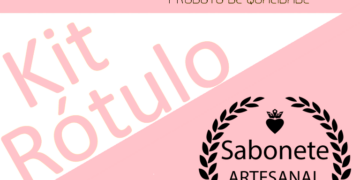 Rótulo para Sabonete Artesanal Rosa