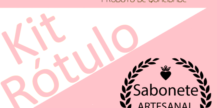 Rótulo para Sabonete Artesanal Rosa
