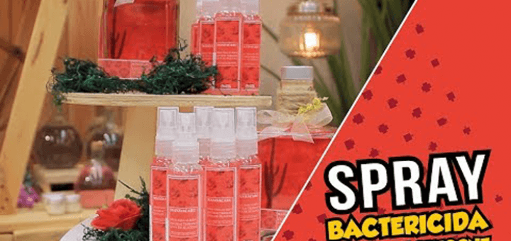 Spray para as mãos bactericida Peter Paiva