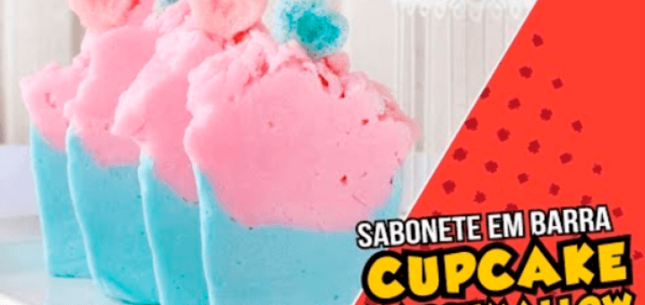Barra Sabonete Cupcake Marshmallow - Peter Paiva