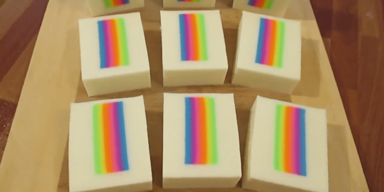 Como Fazer Sabonete Arco-íris
