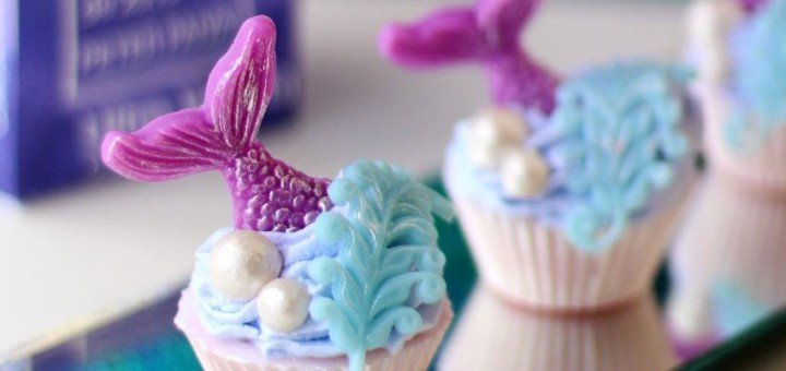 Cupcake Sereia de Sabonete