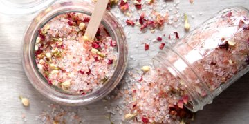 Sal de banho Rosa Selvagem