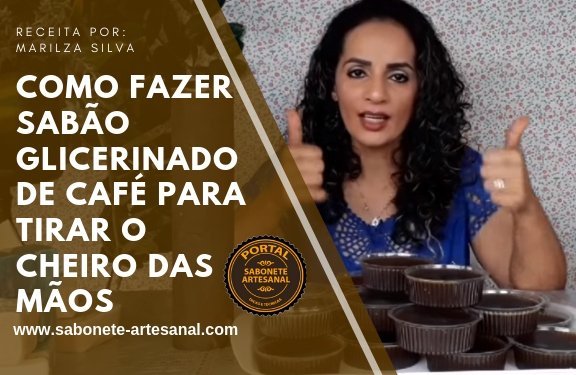 Sabão Glicerinado de Café para Tirar o Cheiro Das Mãos