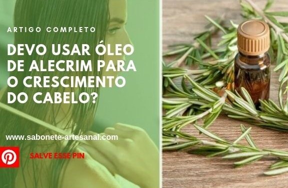 Devo usar óleo de alecrim para o crescimento do cabelo?