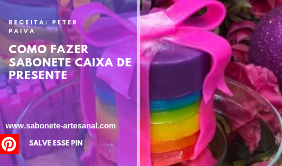 Como Fazer Sabonete Caixa de Presente Peter Paiva