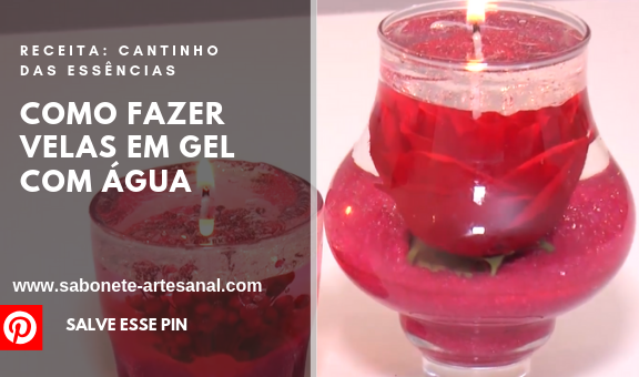 Como Fazer Velas Em Gel Com Água