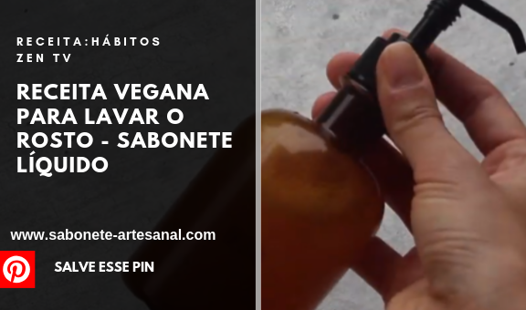 Sabonete Liquido Vegano Natural