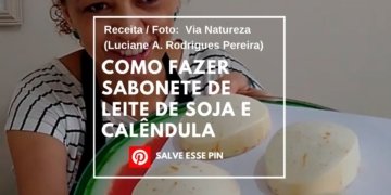 Como Fazer Sabonete de Leite de Soja e Calêndula