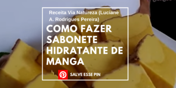 Como Fazer Sabonete Hidratante de Manga
